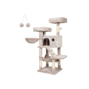Feandrea Large Cat Tree Tower: Cozy Multi-Level Activity Center for Cats